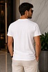 Белая футболка Burberry Monogram Motif V-neck