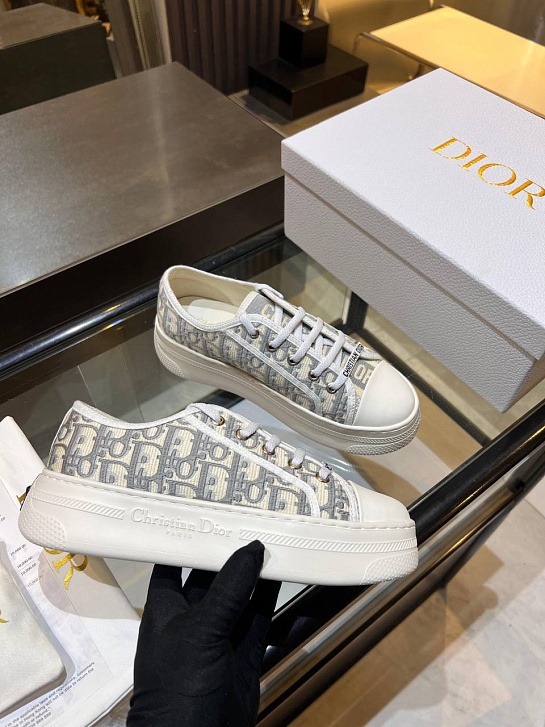 Женские кеды на платформе Dior Walk'n' premium