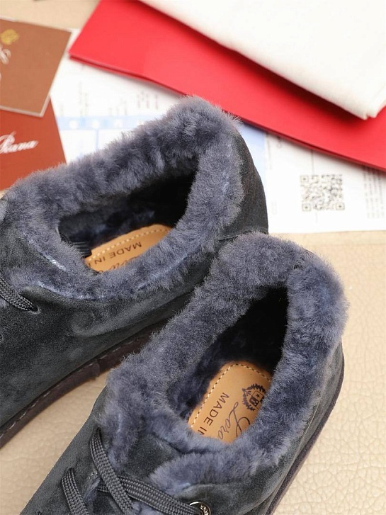 Зимние кроссовки с мехом Loro Piana