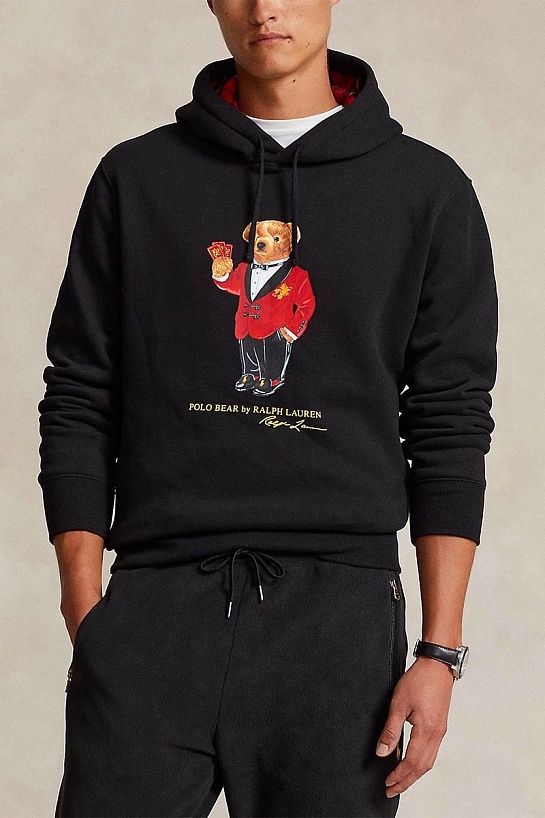 Мужское чёрное худи Роlо Ralрh Lаurеn Lunar New Year