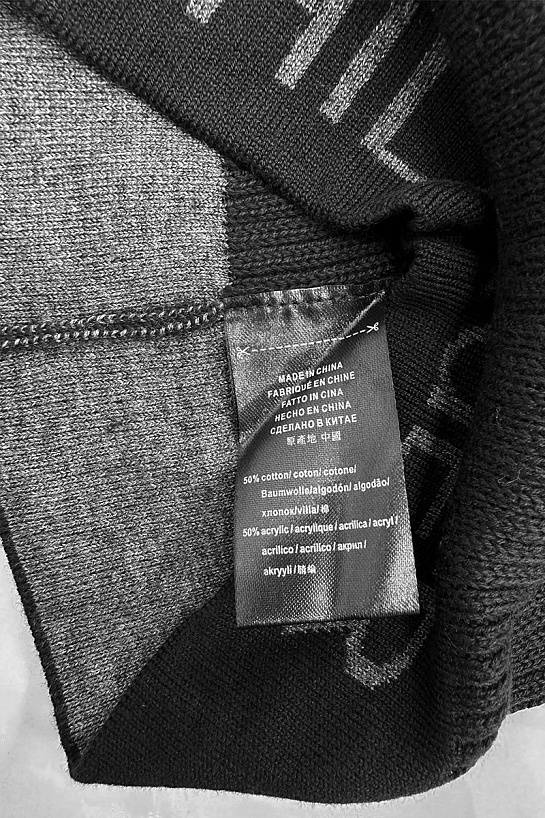 Мужская чёрная шапка Tommy Hilfiger