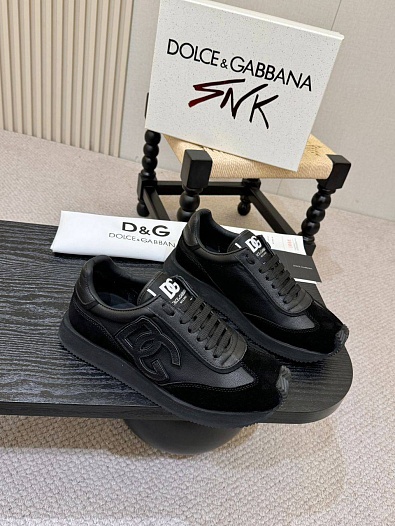 Мужские кроссовки Dolce & Gabbana Cushion - Black   
