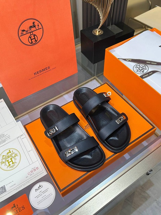 Женские шлёпанцы Hermes Chypre premium
