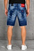 Джинсовые шорты Dsquared2 "ICON" - Blue