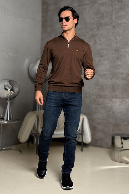 Мужская кофта Etro zip-up - Brown