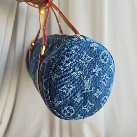 Женская джинсовая сумка Louis Vuitton 2 в 1 28x13 см