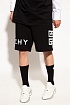 Мужские шорты Givenchy flocked logo - Black