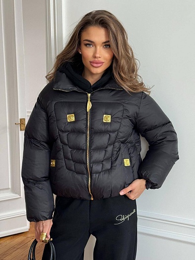 Женский костюм тройка на флисе Schiaparelli premium - Black   