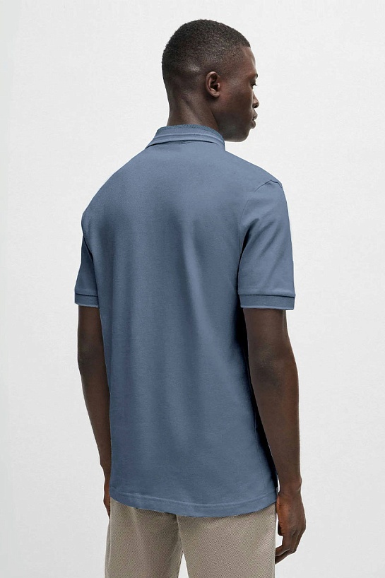 Мужское поло Hermes Premium - Blue