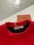 Женский лонгслив на флисе красного цвета Alaia