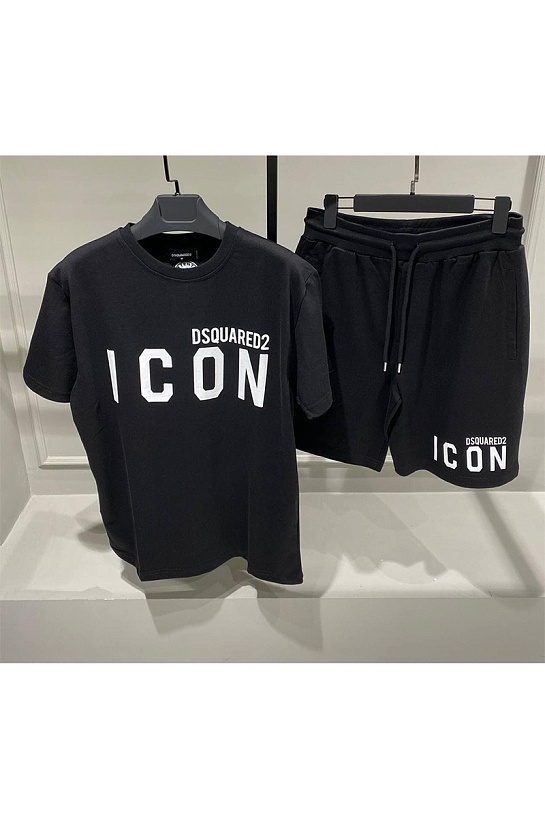 Мужские шорты Dsquared2 "ICON" - Black