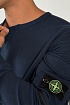 Тёмно-синий свитшот Stone Island compass-patch crewneck