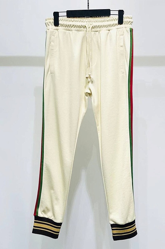 Мужские штаны Gucci Technical Jersey - Beige