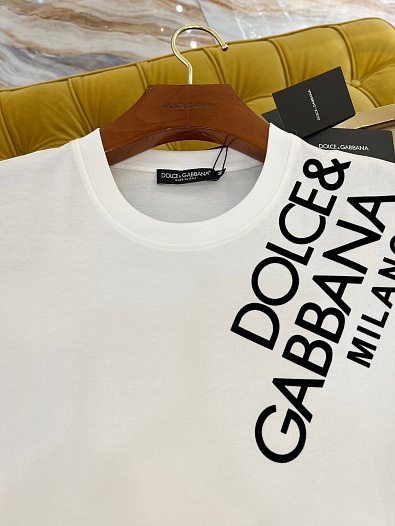 Мужская футболка Dolce & Gabbana Premium - White   