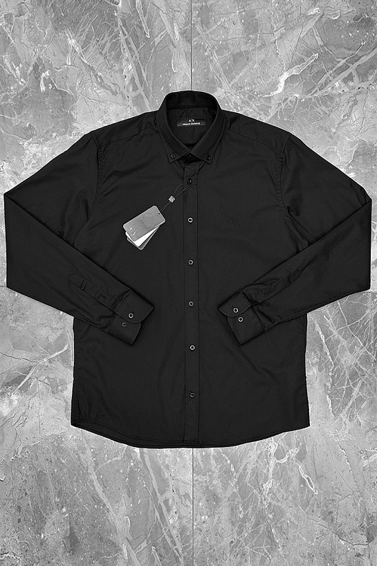 Мужская чёрная рубашка Armani Exchange