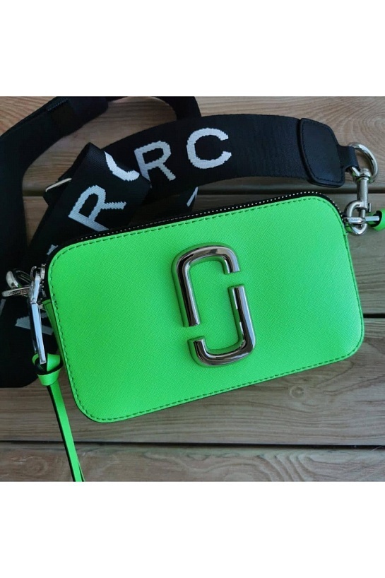 Кожаная сумка Marc Jacobs 25x16 см - Green