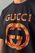 Оверсайз футболка Gucci чёрного цвета