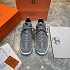 Текстильные кроссовки Hermes lift slip-on - Grey
