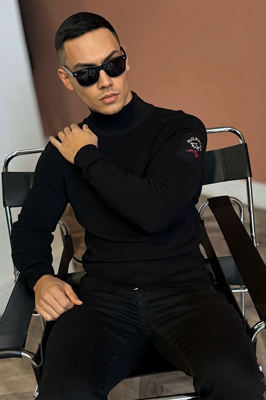 Мужской чёрный свитер Paul & Shark