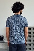 Синяя футболка с узором пейсли Etro Premium