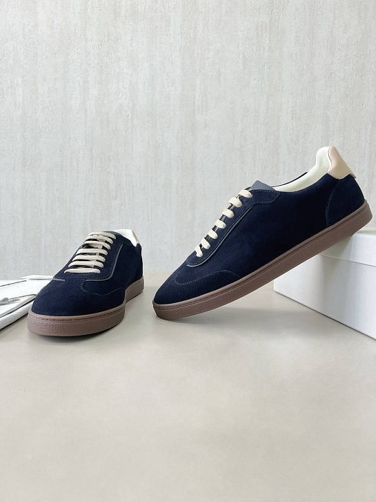 Мужские замшевые кроссовки Brunello Cucinelli Premium