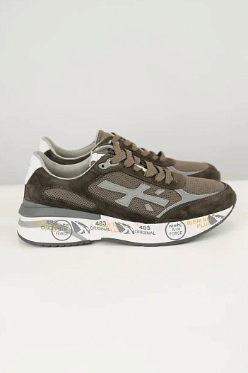 Мужские кроссовки Premiata Moe Run - Brown   