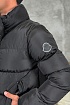 Куртка чёрного цвета Moncler logo-patch