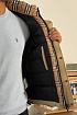 Бежевый пуховик Burberry London England logo-patch