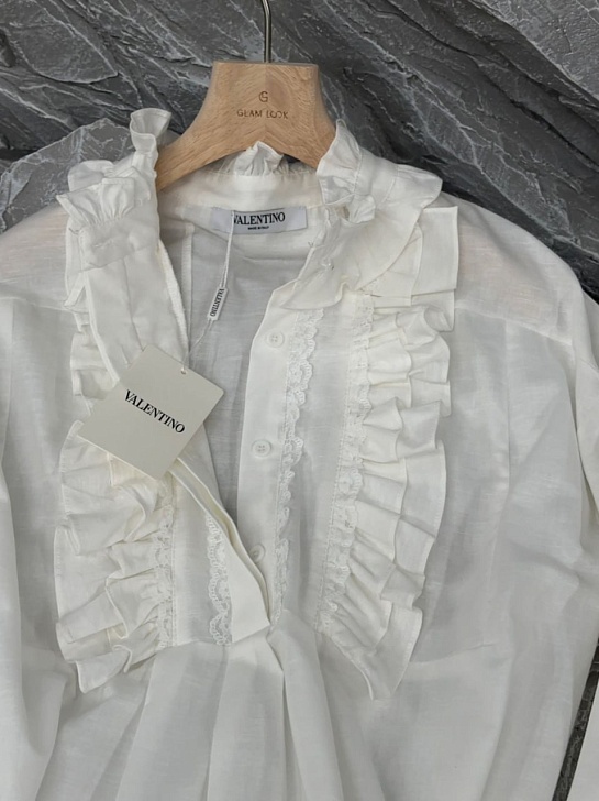 Женская белая рубашка Valentino