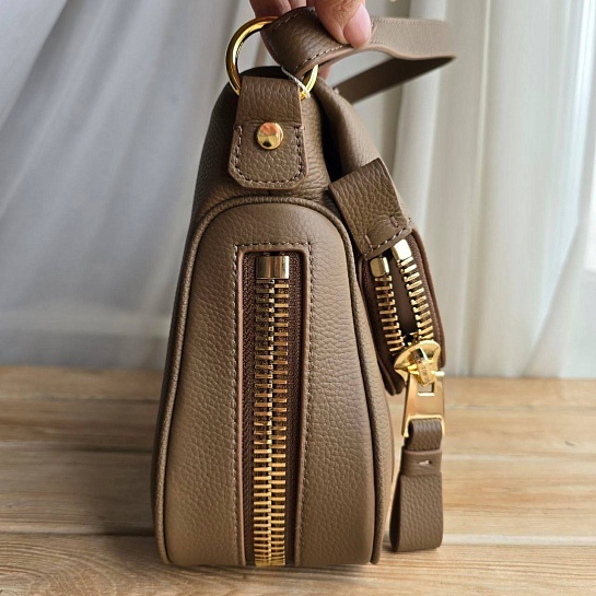 Женская сумка Tom Ford Jennifer 28x22 см - Brown