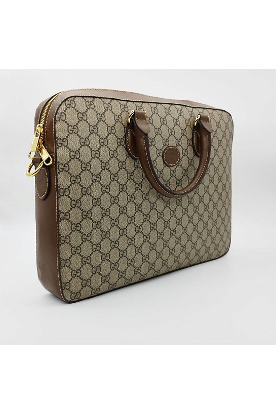 Бежевая сумка Gucci 40x30 см
