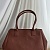 Кожаная сумка Tote 37x29 см - Brown