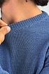 Мужской свитер цвета индиго Loro Piana