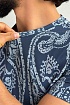 Синяя футболка с узором пейсли Etro Premium