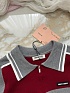 Женское двухцветное поло MIU MIU
