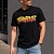 Мужская чёрная футболка Dsquared2 logo-print