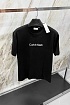 Мужская чёрная футболка Calvin Klein logo-print