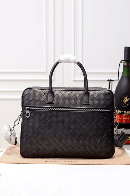 Кожаный портфель Bottega Veneta Premium 36x27x6 см