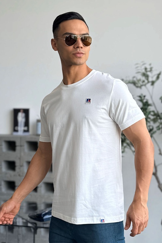 Мужская белая футболка Hugo Boss