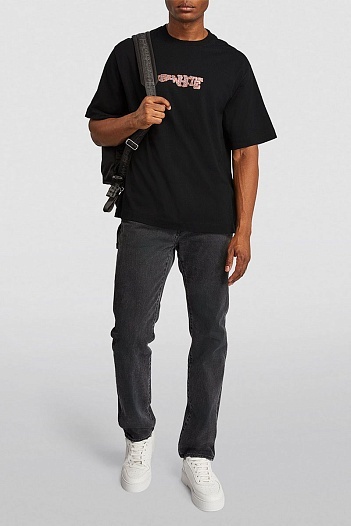 Оверсайз футболка Off-White Glitz Carlos - Black   