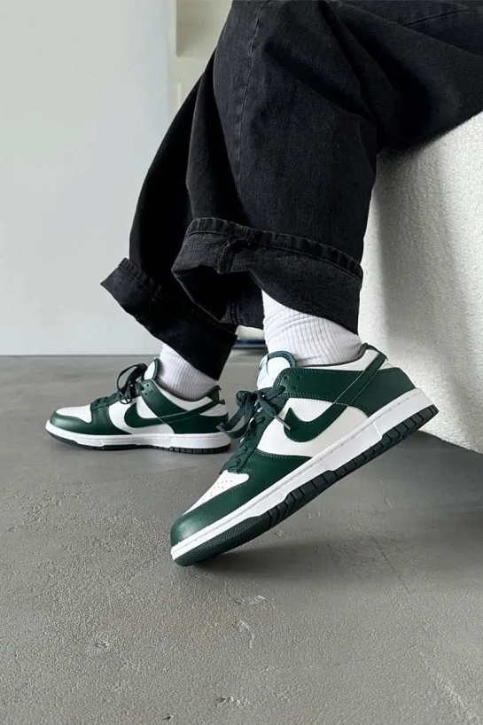 Кроссовки Nike Dunk Low - Green Michigan