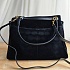 Замшевая сумка Balenciaga Rodeo 28x20 см - Black