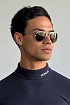 Солнцезащитные очки Ray-Ban Aviator Large Metal - Black / Silver