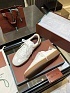Женские замшевые кроссовки Loro Piana Premium - White