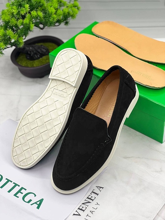 Мужские замшевые лоферы Bottega Veneta