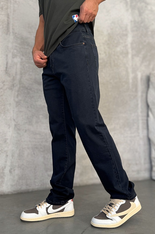 Мужские джинсы синего цвета Brioni regular fit