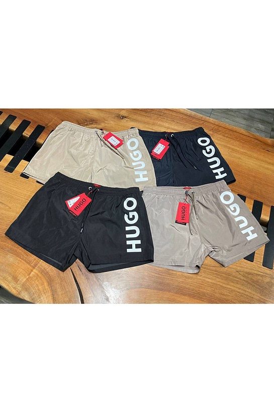 Мужские чёрные шорты Hugo Boss