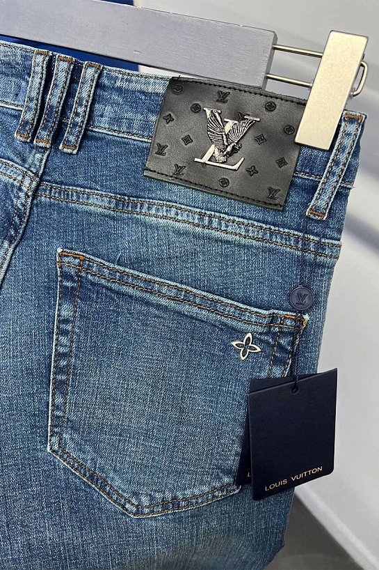 Мужские синие джинсы Louis Vuitton