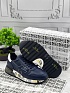 Кожаные кроссовки с мехом Premiata Mick - Navy / White