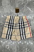 Мужские бежевые шорты Burberry London Check